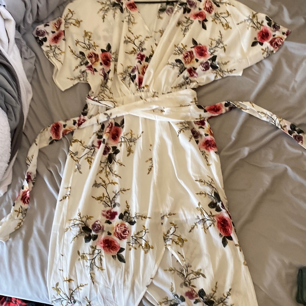 Floral print dress